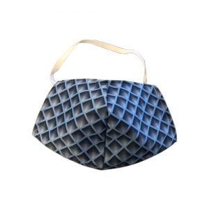 Re-usable Shaped Face Mask (Blue) Antimicrobial Finish